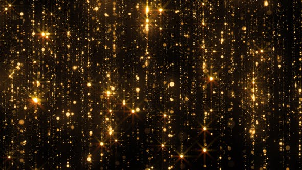 Golden Christmas Particles Preview