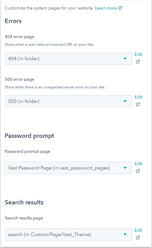 error-pages