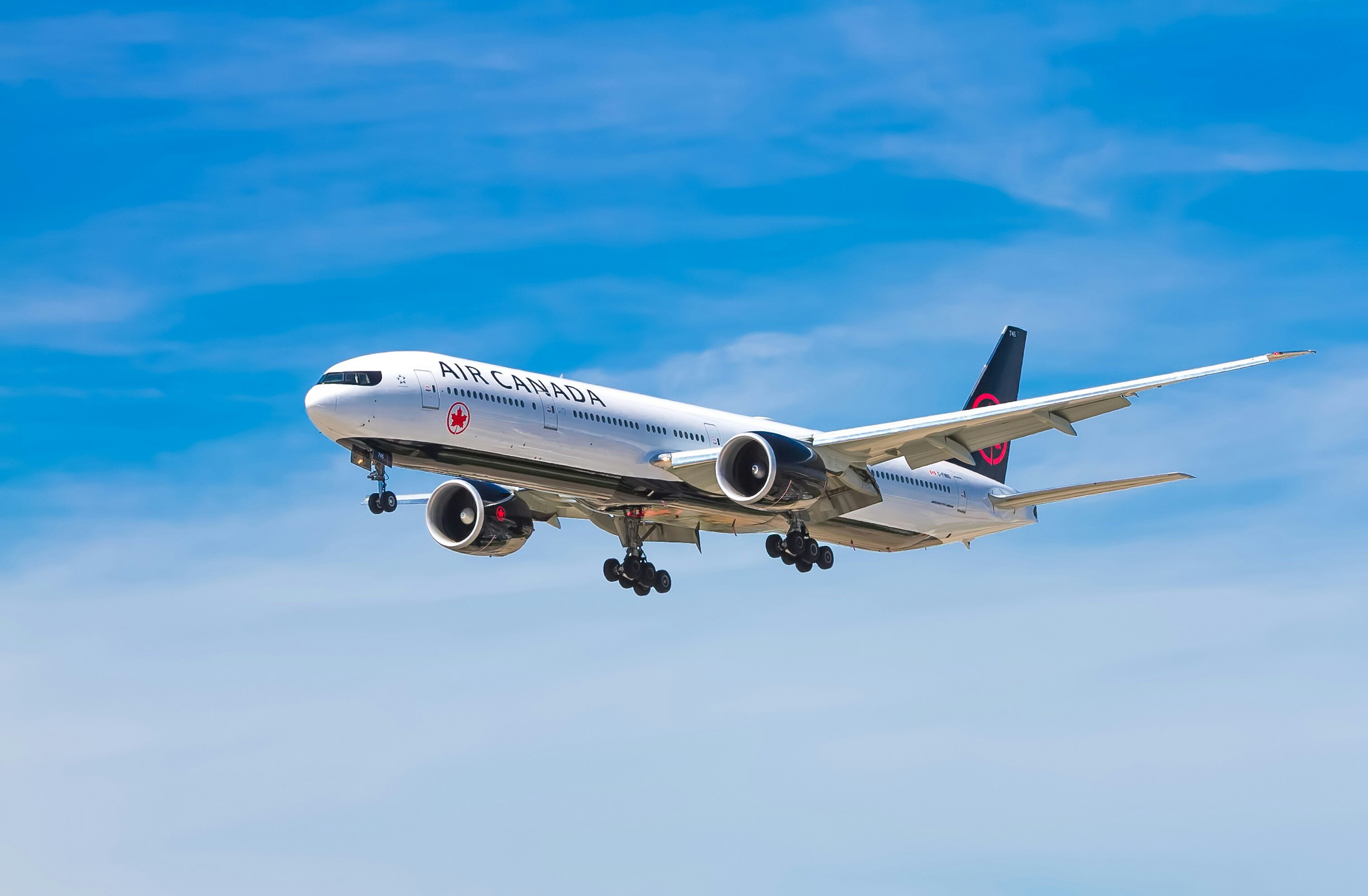 Aeroplane in the sky