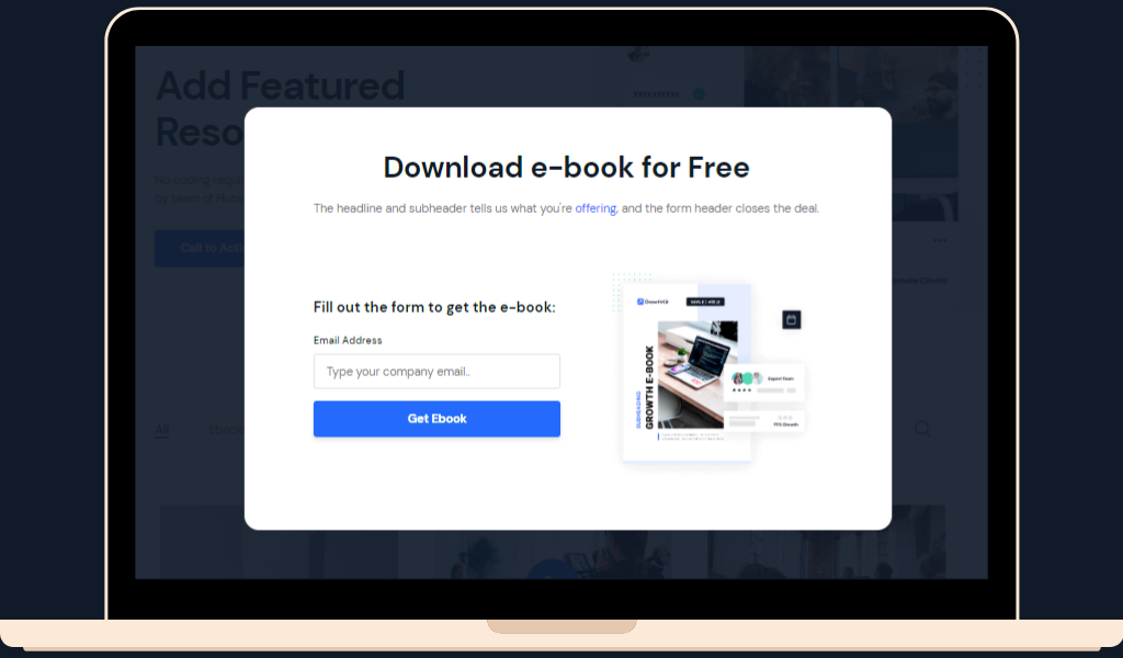 Ebook Popup