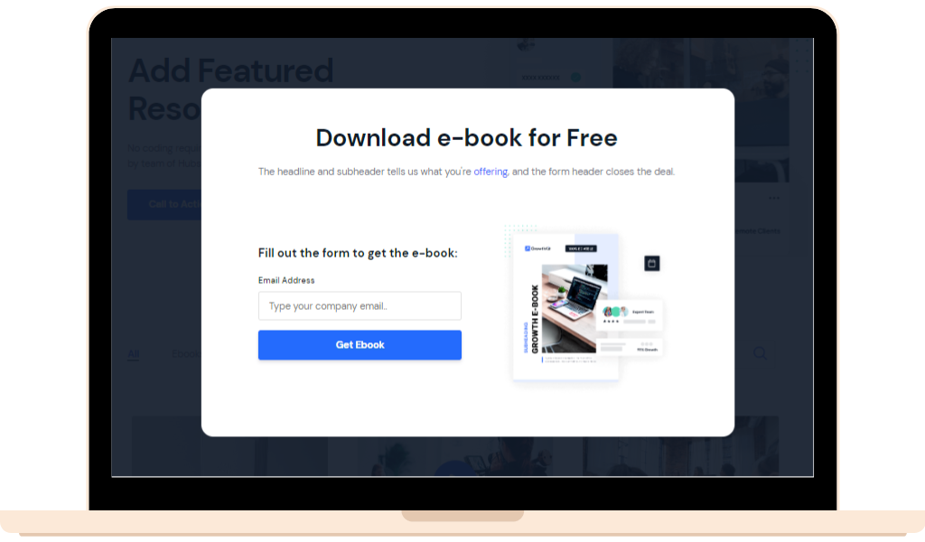 Ebook Popup